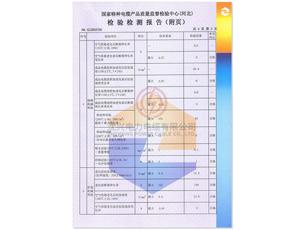 检验检测报告